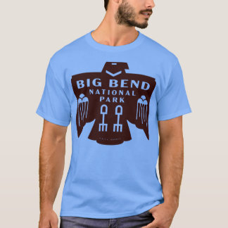 Camiseta Parque nacional Big Bend de Ave Americano Nativo B
