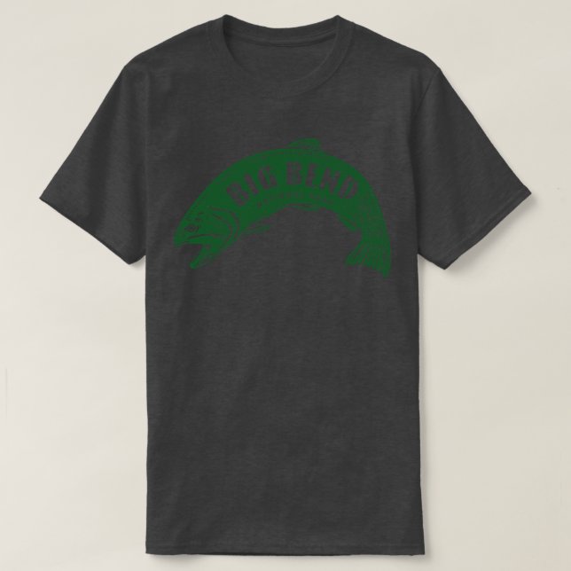 Camiseta Parque nacional Big Bend Fish Green (Diseño del anverso)