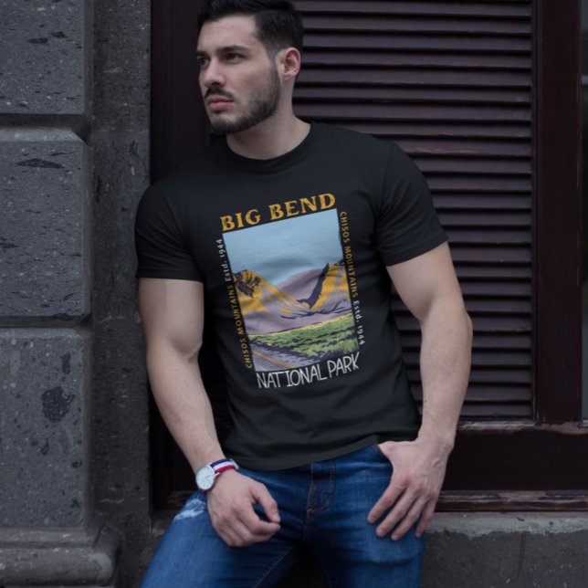 Camiseta Parque nacional Big Bend Montaña Chisos en problem (Subido por el creador)