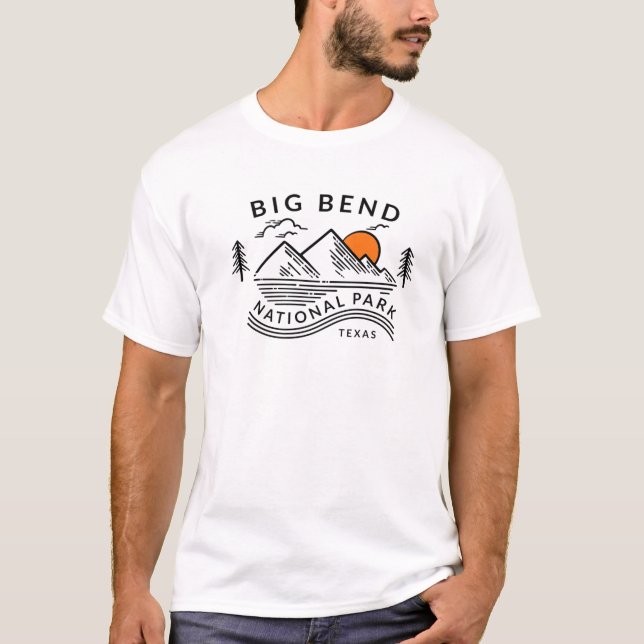 Camiseta Parque nacional Big Bend Texas (Anverso)