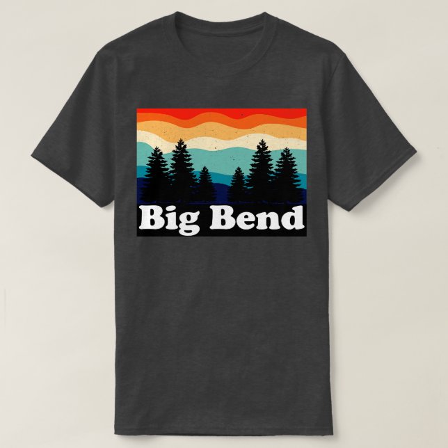 Camiseta Parque nacional Big Bend Texas (Diseño del anverso)