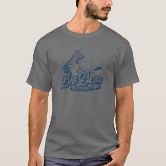 Camiseta Parque nacional Big Bend Texas Mountain Lion Retro