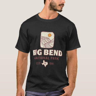 Camiseta parque nacional big bend texas viaje retro
