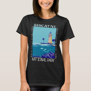 Camiseta Parque Nacional Biscayne Boca Chita Key Distressed