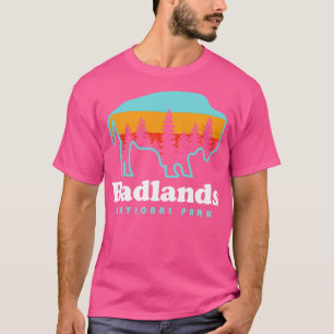 Camiseta Parque nacional Bison Retro South Dakota