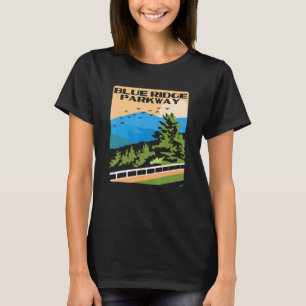 Camiseta Parque nacional Blue Ridge Parkway Vintage WPA Pos