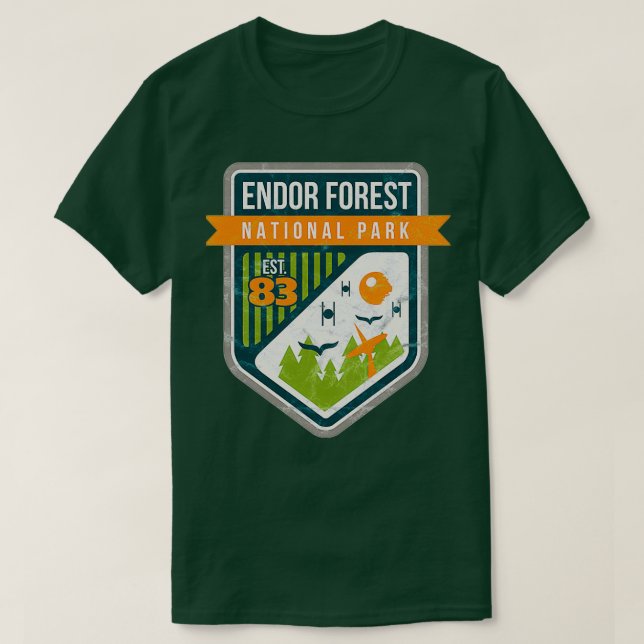 Camiseta Parque nacional Bosque Endor (Diseño del anverso)