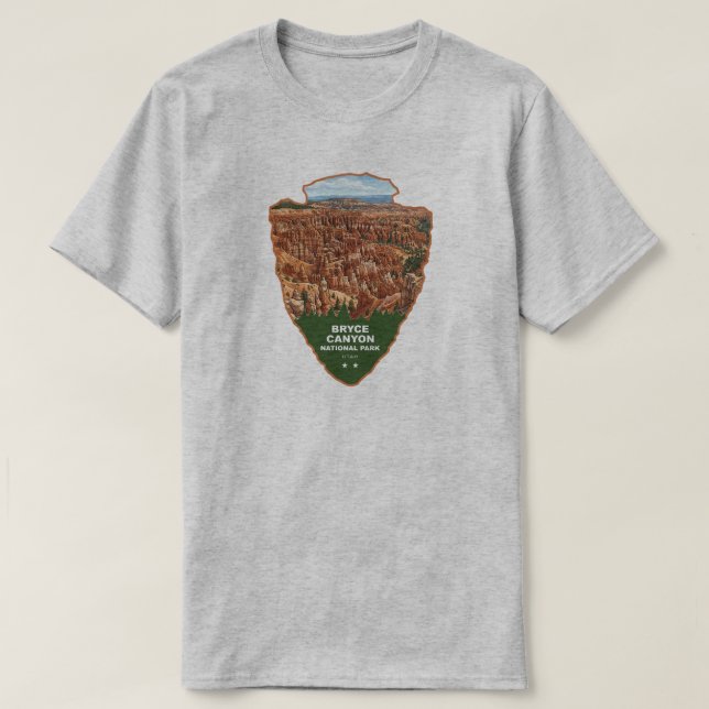Camiseta Parque Nacional Bryce Canyon Flecha (Diseño del anverso)