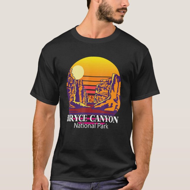 Camiseta Parque nacional Bryce Canyon Souvenir Rocks Utah C (Anverso)