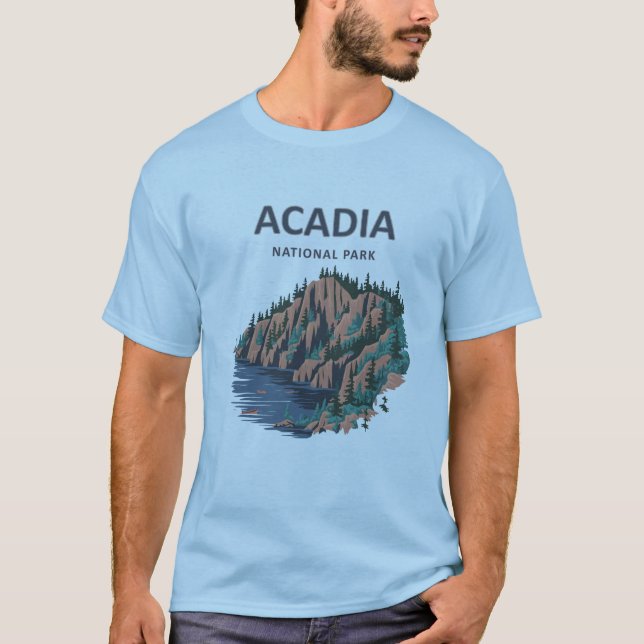 Camiseta Parque nacional Cadillac (Anverso)