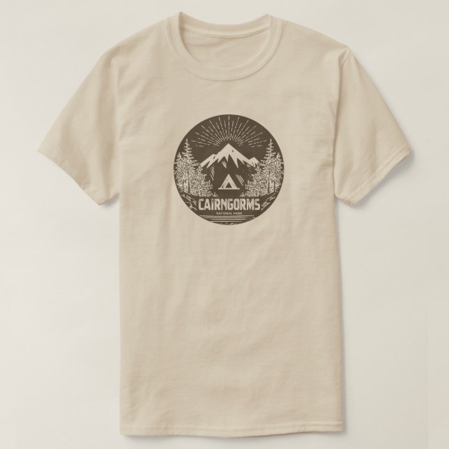 Camiseta Parque nacional Cairngorms (Diseño del anverso)