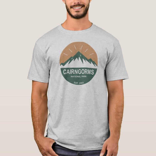 Camiseta Parque nacional Cairngorms (Anverso)