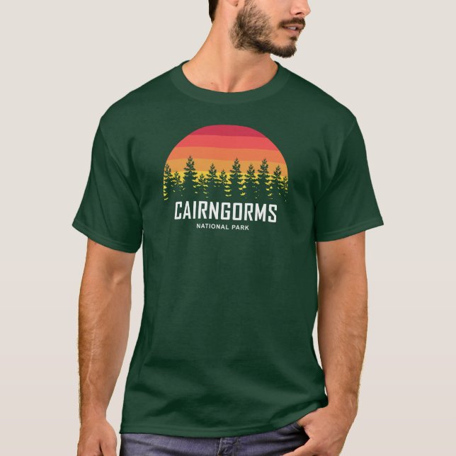 Camiseta Parque nacional Cairngorms (Anverso)