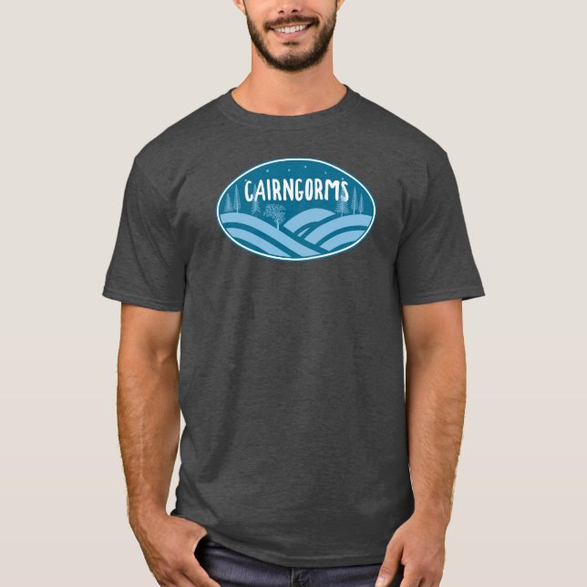 Camiseta Parque nacional Cairngorms Escocia al aire libre (Anverso)