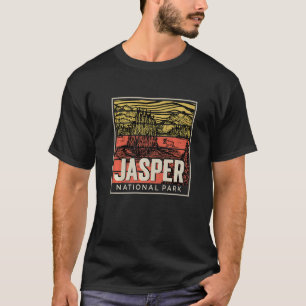 Camiseta Parque nacional Canadá Jasper Souvenir Camping Dee