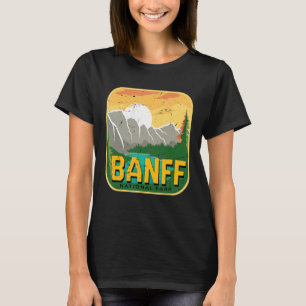Camiseta Parque nacional Canadá Montaña Banff Camping Banff