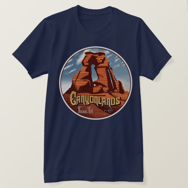 Camiseta Parque nacional Canyonlands (Anverso del diseño)