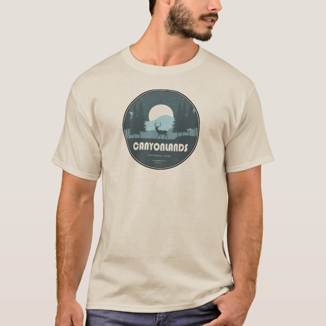Camiseta Parque nacional Canyonlands Deer (Anverso)