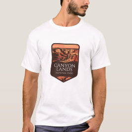 Camiseta Parque nacional Canyonlands Emblem Sunset