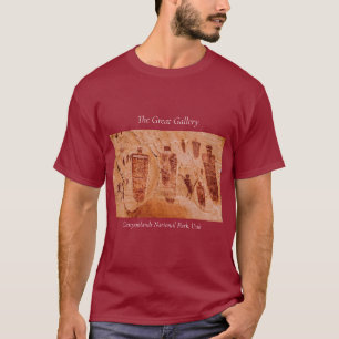 Camiseta Parque nacional Canyonlands Gran galería de arte R