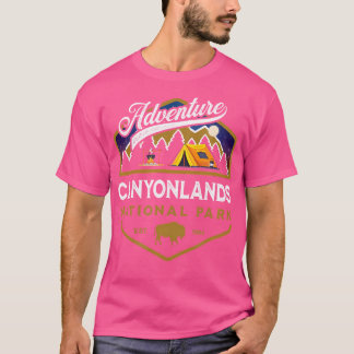 Camiseta Parque Nacional Canyonlands Utah Eeuu Camping Send