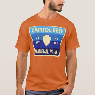 Camiseta Parque nacional Capitol Reef Arrowhead Azul