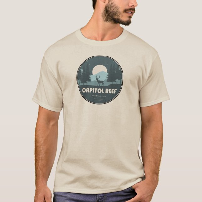 Camiseta Parque nacional Capitol Reef Deer (Anverso)