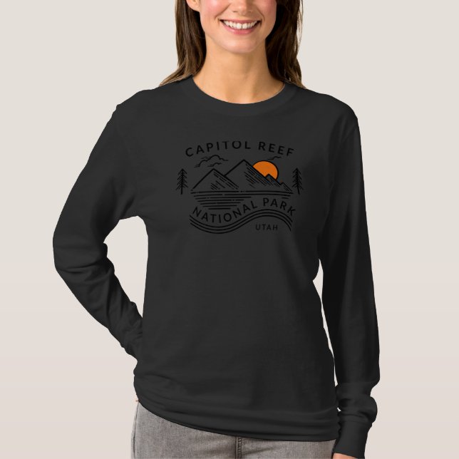 Camiseta Parque nacional Capitol Reef Utah (Anverso)
