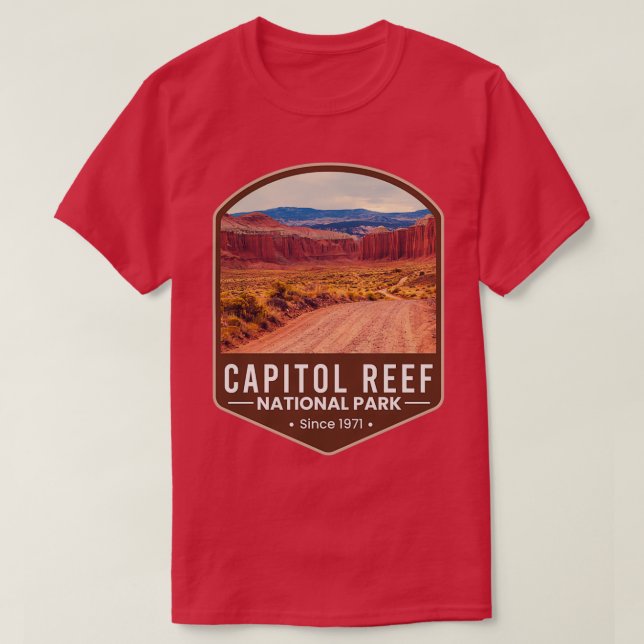 Camiseta Parque nacional Capitol Reef Utah (Diseño del anverso)