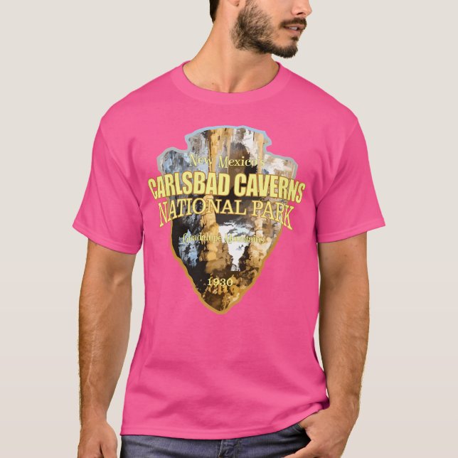 Camiseta Parque Nacional Carlsbad Caverns (Arrowhead) (Anverso)