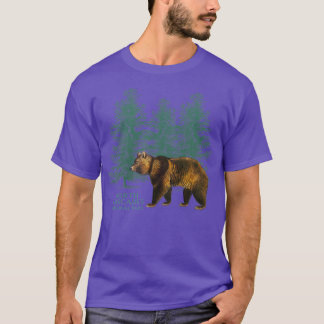Camiseta Parque nacional Cascada Norte Árboles de Oso de Wa