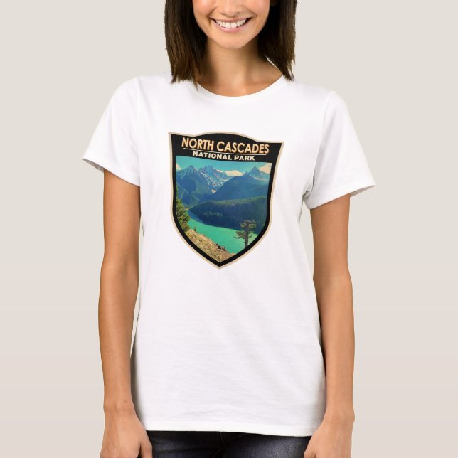Camiseta Parque nacional Cascades del Norte (Anverso)