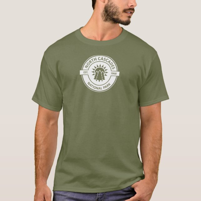 Camiseta Parque nacional Cascades del Norte (Anverso)
