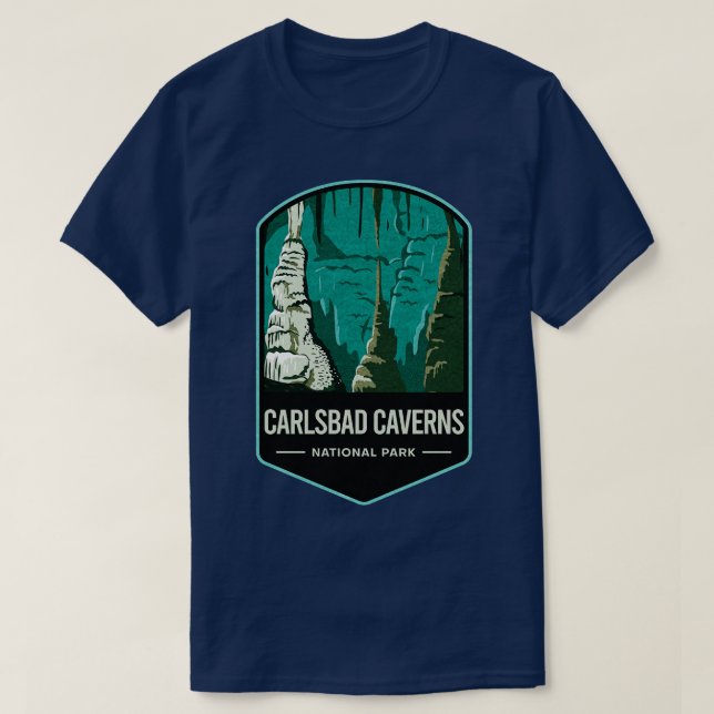 Camiseta Parque nacional Cavernas de Carlsbad 3 (Diseño del anverso)