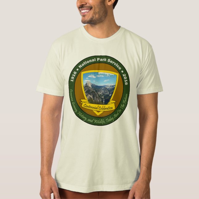 Camiseta Parque Nacional Centenario de las Hiras Yosemite (Anverso)
