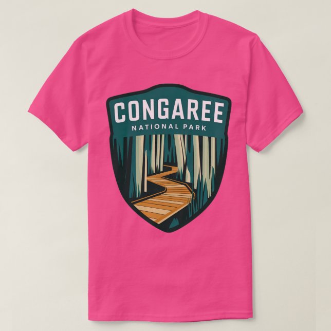 Camiseta Parque nacional Congaree (Diseño del anverso)