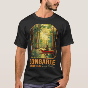Camiseta Parque Nacional Congaree Carolina del Sur Senderis