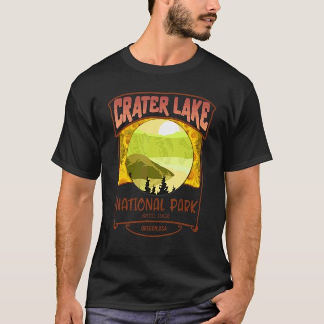 Camiseta Parque nacional Crater Lake (Anverso)