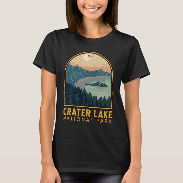 Camiseta Parque nacional Crater Lake (Anverso)