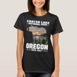 Camiseta Parque nacional Crater Lake Camping Oregon 1