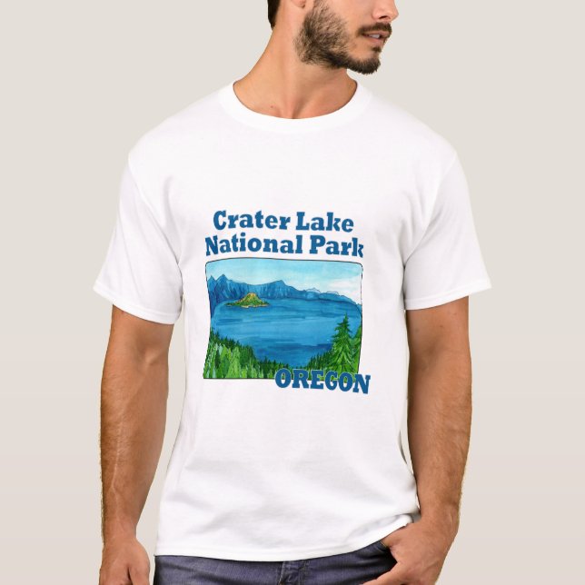 Camiseta Parque Nacional Crater Lake, Oregon (Anverso)