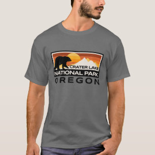 Camiseta Parque nacional Crater Lake Oregon Nature Bear Out