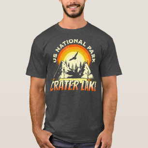 Camiseta Parque nacional Crater Lake US Oregon Camping