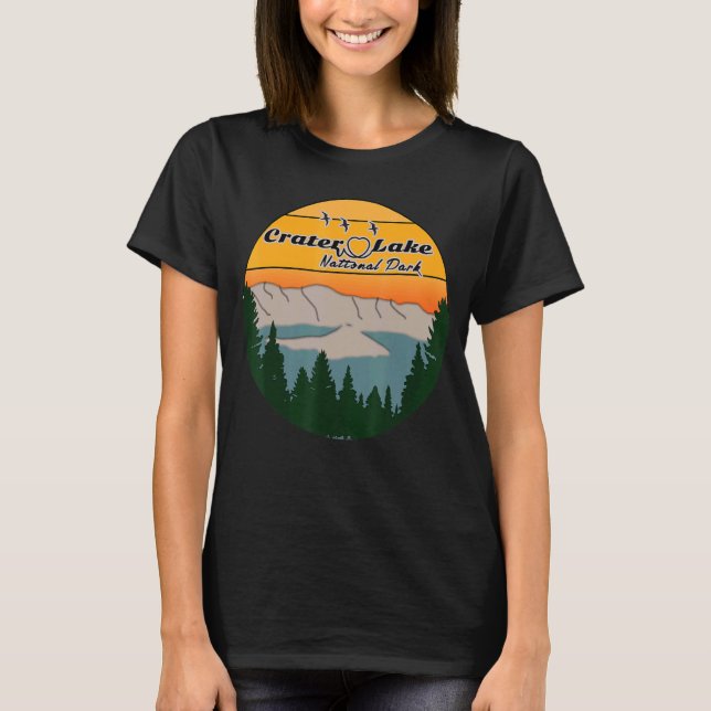 Camiseta Parque nacional Crater Lake Visitantes de Oregon (Anverso)