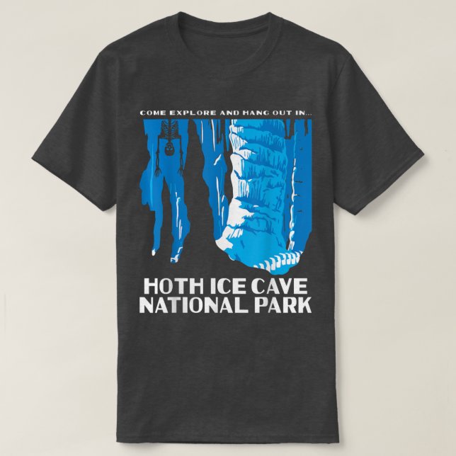 Camiseta Parque nacional Cueva de Hielo Hoth  (Diseño del anverso)