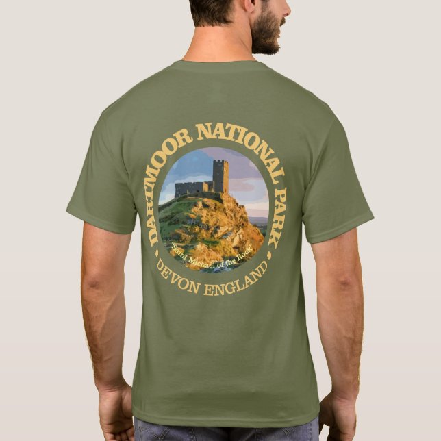 Camiseta Parque nacional Dartmoor (Reverso)