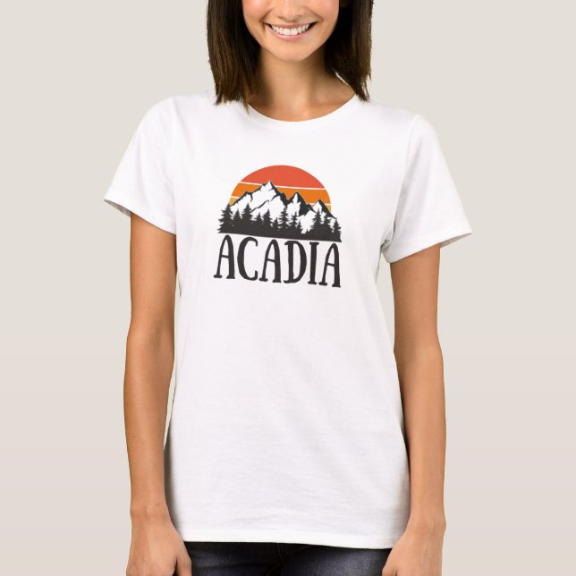 CAMISETA PARQUE NACIONAL DE ACADIA (Anverso)