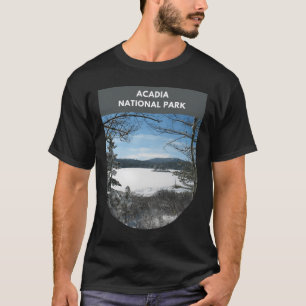 Camiseta Parque nacional de Acadia - Invierno