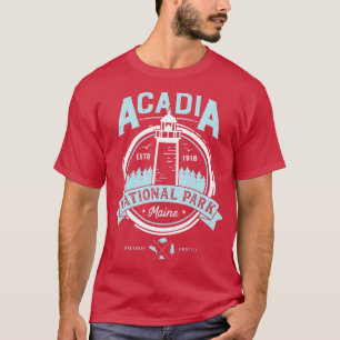 Camiseta Parque nacional de Acadia Maine Viendo Ballenas Vi