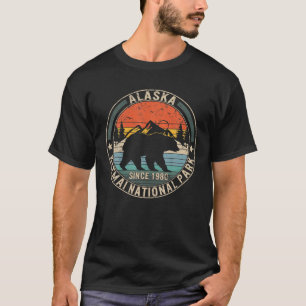 Camiseta Parque nacional de Alaska Katmai: recuerdo del oso